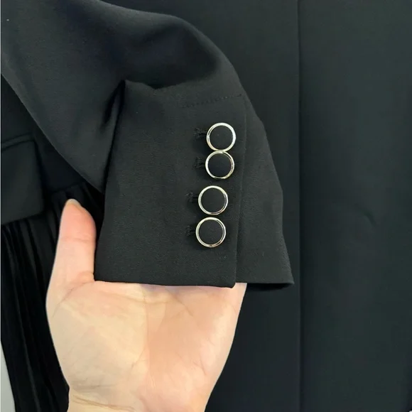 Milly Noora Pleated Blazer Dress, NWT, size 10 - Picture 6 of 9